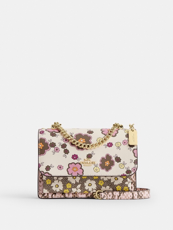 Coach Handbags - Authentic Coach Mini Klare Crossbody Bag With Floral Print